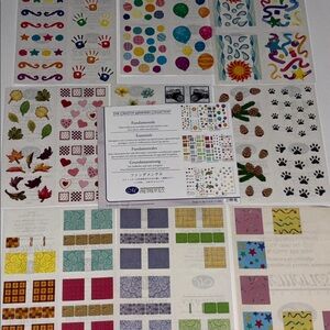 Creative Memories Essentials Sticker Set - Multicolor Y2K Scrapbook Stickers